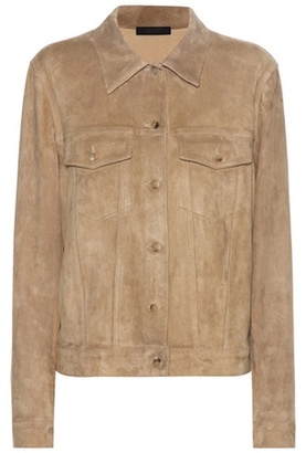 The Row Coltra suede jacket