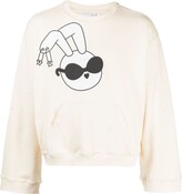 Graphic-Print Cotton Sweatshirt 