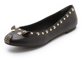 Thumbnail for your product : Marc by Marc Jacobs Studded Punk Mouse Ballet Flats