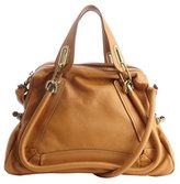 Thumbnail for your product : Chloé teak brown leather 'Paraty' convertible satchel