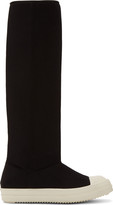 Thumbnail for your product : Rick Owens Black & White Padded Knee-High Boots