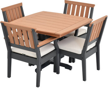 Murcano Eastlake Outdoor Dining Set of 5pcs