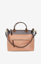 Thumbnail for your product : BCBGMAXAZRIA Mariele Color-Blocked Leather Satchel