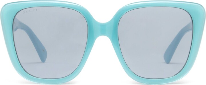 Gucci Blue Women's Sunglasses | ShopStyle
