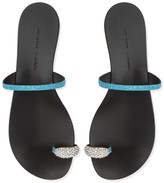 Thumbnail for your product : Giuseppe Zanotti Ring toe loop sandals