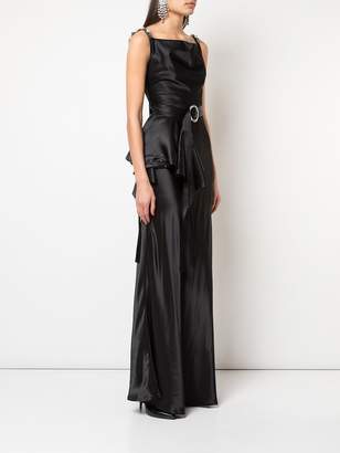 Ellery dropped strap evening gown