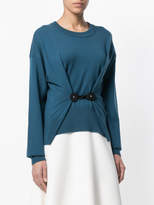 Thumbnail for your product : MM6 MAISON MARGIELA belted jumper