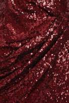 Thumbnail for your product : Quiz Wine Sequin V Neck Maxi Dress