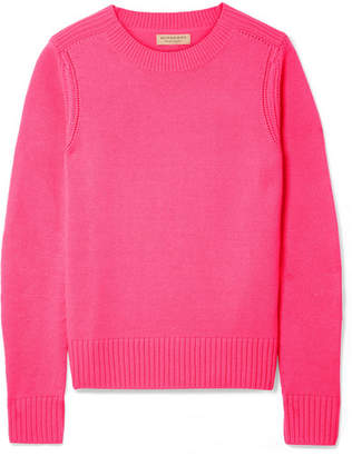 Burberry Cashmere Sweater - Bright pink
