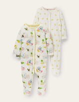 Thumbnail for your product : Boden GOTS Organic 2 Pack Sleepsuit