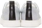 Thumbnail for your product : Pierre Hardy Silver and Black Slider Sneakers