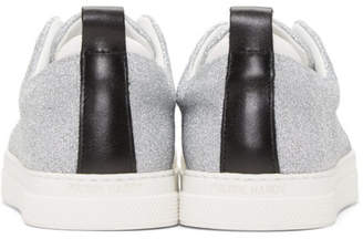 Pierre Hardy Silver and Black Slider Sneakers