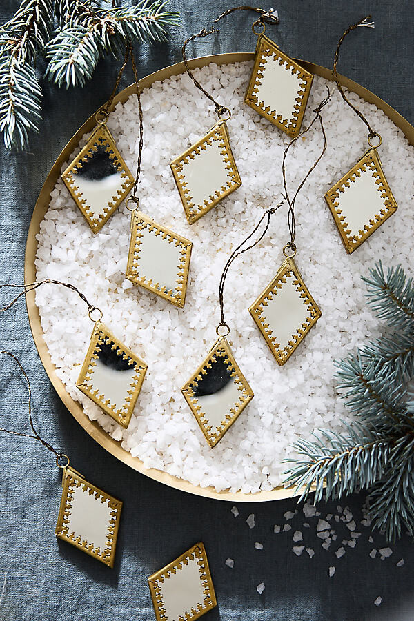 Diamond Mirror Ornaments
