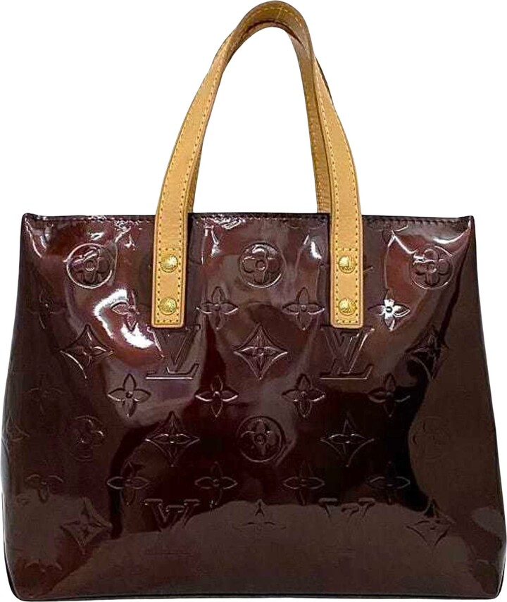 Burgundy Round Handle Patent Leather Handbags Crossbody Purses