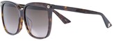 Thumbnail for your product : Gucci Eyewear Oversize Gradient Square Sunglasses