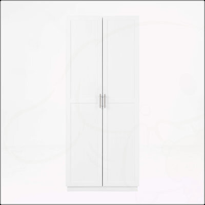 Latitude Run Kitchen Pantry Cabinet White Storage Cabinet Food Pantry With Doors And Adjustable Shelves Freestanding Buffet Cupboards Sideboard For Kitchen