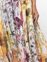 Thumbnail for your product : Oscar de la Renta floral-print V-neck dress