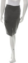 Thumbnail for your product : Brunello Cucinelli Gathered-Accented Stretch Knit Skirt