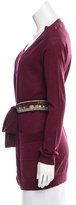 Thumbnail for your product : Megan Park Embroidered Wool Cardigan w/ Tags