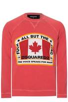 Thumbnail for your product : DSQUARED2 DsquaredMapleLeafSweatshirtRed