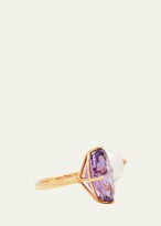 Thumbnail for your product : Stéfère 18k Rose Gold Purple Ring from Terry Collection, Size 6.5 and 7