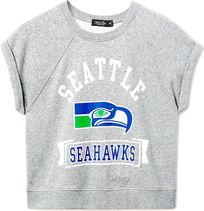 Junk Food Clothing Women's Nfl Seattle Seahawks Raglan Fleece Tank