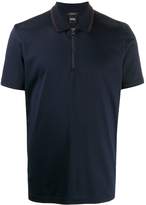 Thumbnail for your product : BOSS zipped collar polo shirt