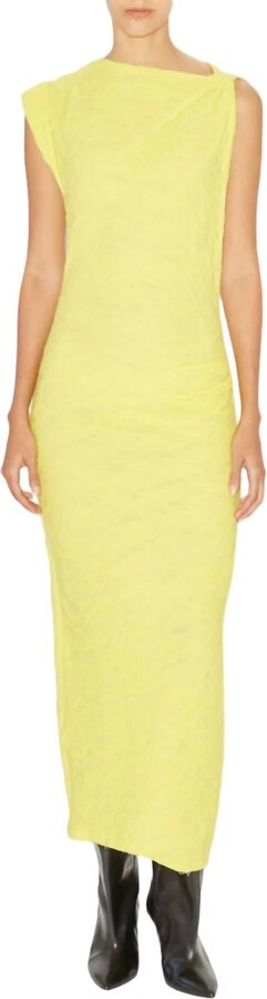 Isabel Marant Franzy Long Dress In Yellow
