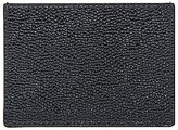 Thumbnail for your product : Thom Browne Pebble Grain Single Cardholder in Black