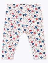 Thumbnail for your product : Marks and Spencer 3 Pack Cotton Rich Floral Leggings