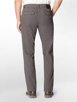 Thumbnail for your product : Calvin Klein Mens Slim Textured Cotton Pants