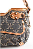 Thumbnail for your product : Celine Blue Bronze Metallic Denim Monogram Shoulder Handbag FAN3124 JHL