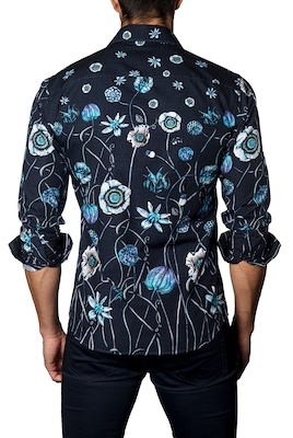 Jared Lang Blossom Cotton Sportshirt