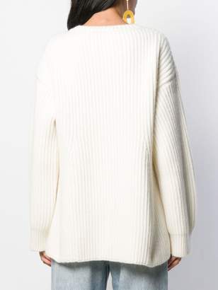 Genny oversized ribbed knit sweater