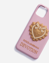 Thumbnail for your product : Dolce & Gabbana Rubber Devotion Iphone 11 Pro Max Cover