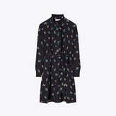 Thumbnail for your product : Tory Burch Daybreak Ditsy Ruffle-Front Dress