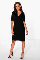 Thumbnail for your product : boohoo Anna Tailored Bare Back Shift Dress