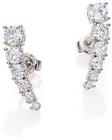 Thumbnail for your product : Adriana Orsini Sterling Silver Brilliant-Cut Bar Earrings