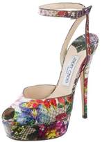 Thumbnail for your product : Jimmy Choo Lola Python Pumps