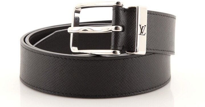 Louis Vuitton Pont Neuf Belt Taiga Leather Medium 95 - ShopStyle