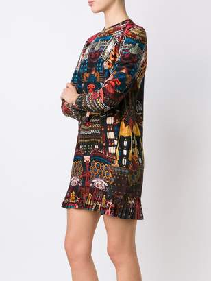 DSQUARED2 all-over Japanese print dress