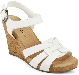 aerosoles white wedges