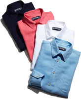 Thumbnail for your product : Vilebrequin Linen Long-Sleeve Linen Shirt Shirt, Light Blue