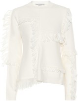 Thumbnail for your product : Stella McCartney Fringed wool sweater
