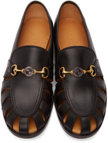Thumbnail for your product : Gucci Black Interlocking G Horsebit Loafers