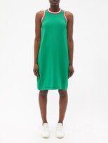 Thumbnail for your product : Falke Stretch-knit Cotton-blend Tennis Dress - Green Red