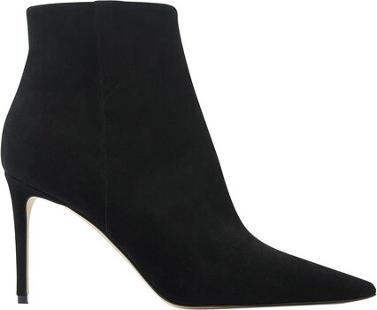 black suede boots pointed toe