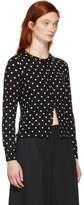 Thumbnail for your product : Comme des Garcons Play Play Black Polka Dot Cardigan