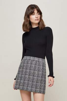 Next Womens Miss Selfridge Mini Boucle Skirt