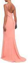Thumbnail for your product : Moschino Lace-trimmed Gathered Satin-crepe Gown